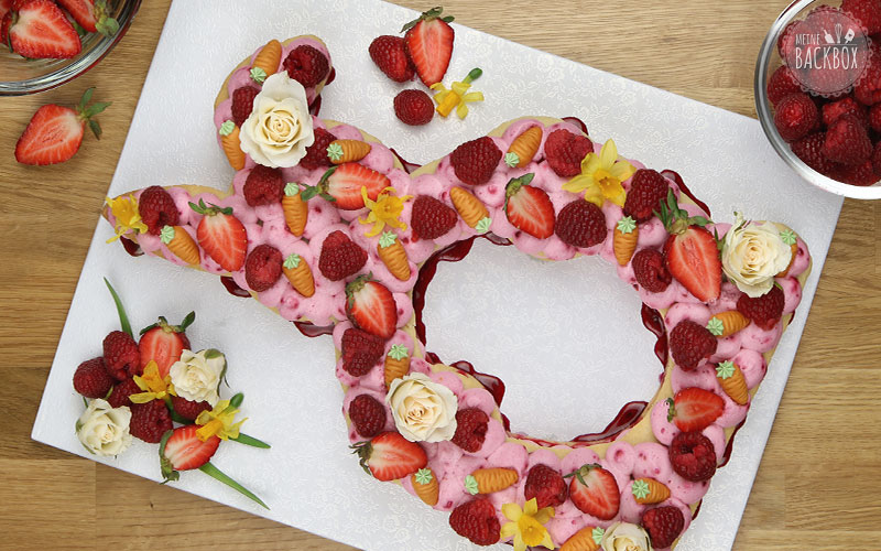 Osterhasen Kekstorte Number Cake Rezept Osterbox