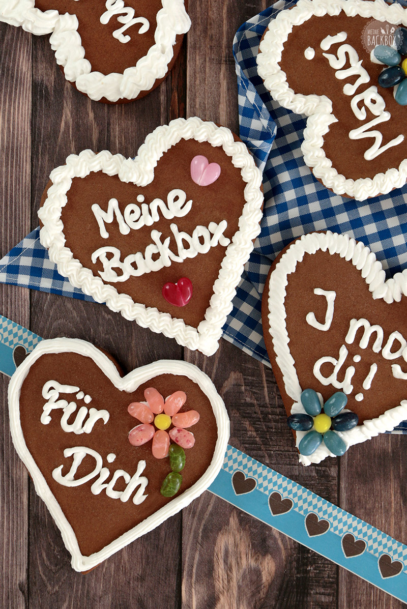 Lebkuchenherzen September Box Meine Backbox