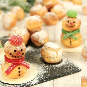 Windbeutel Schneemänner Weihnachtsbox