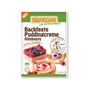 Biovegan Backfeste Puddingcreme Himbeere