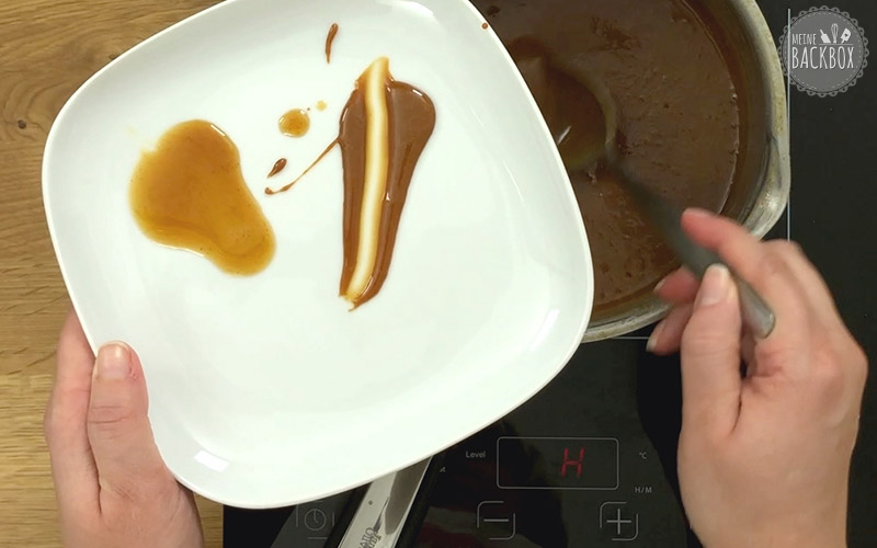 Dulche de Leche Konsistenz-Test