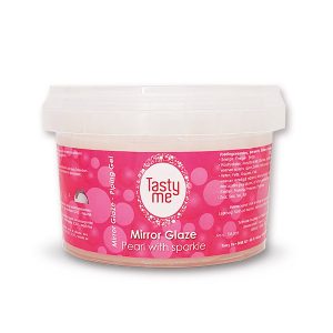 Tasty me Mirror Glaze perlmutt mit Glitzer