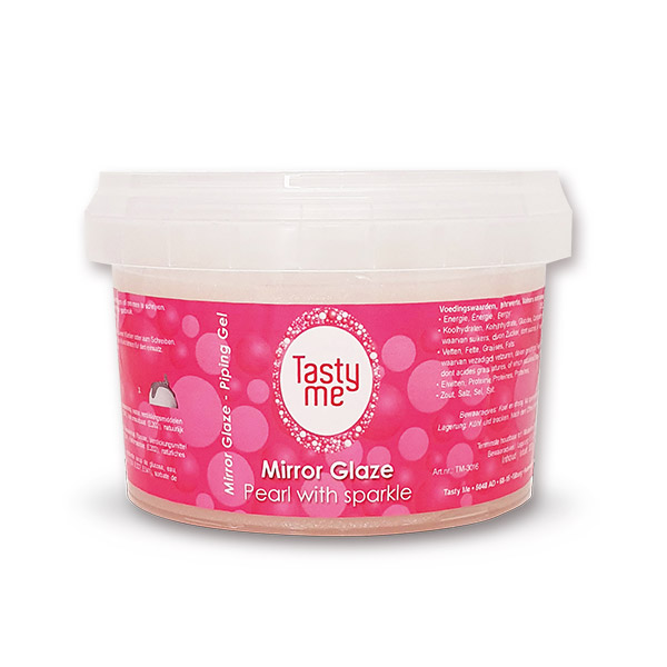 Tasty Me Mirror Glaze Perlmutt mit Glitzer