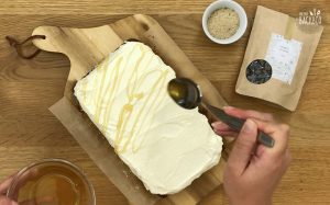 Süßkartoffel Brownies Rezept mit Mascarpone-Creme und Honig