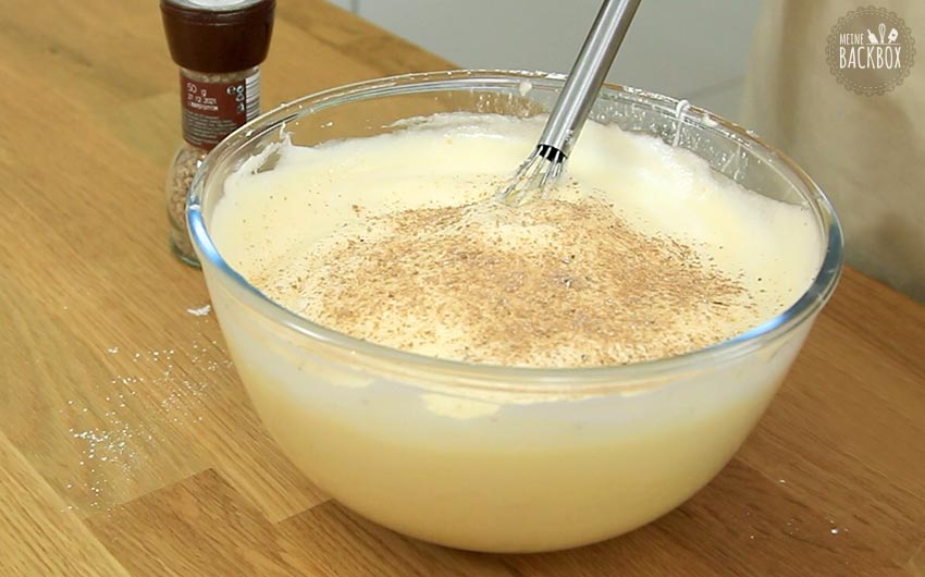 Japanischer Käsekuchen Rezept: Chai Gewürz zugeben