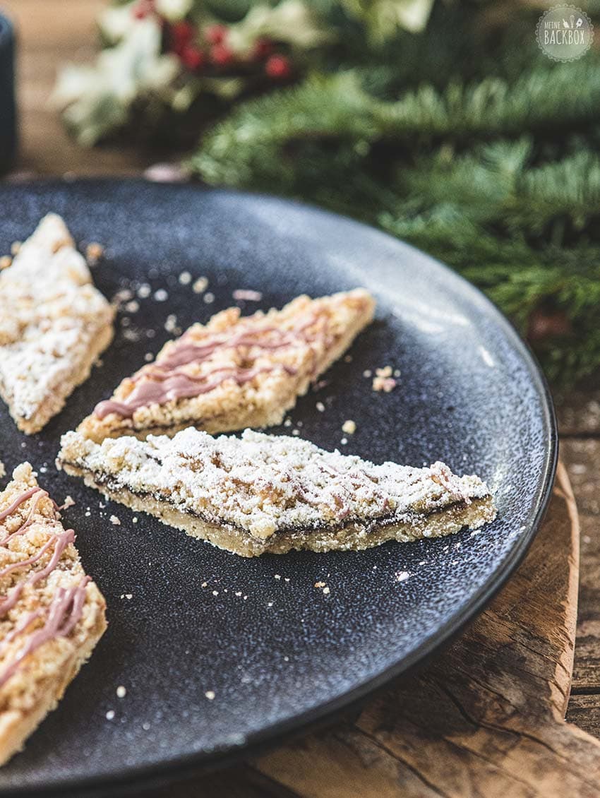 Prasselplätzchen mit Marmelade
