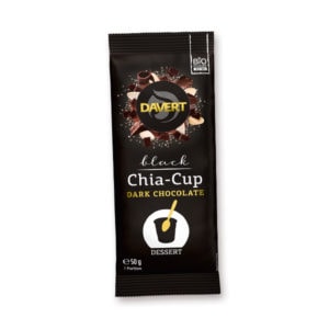 Davert Black Chia-Cup Dark Chocolate