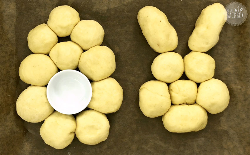 Buchteln Rezept: Motive formen