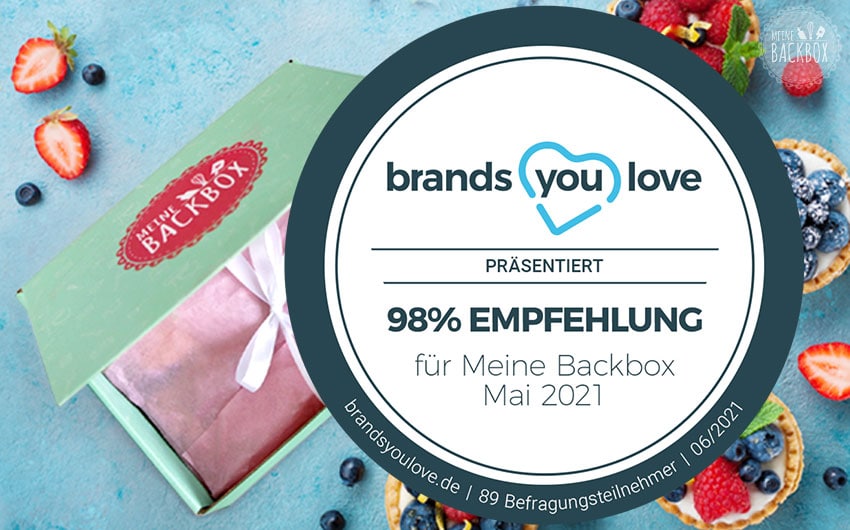 Brands you love Test Meine Backbox: 98 % Weiterempfehlung