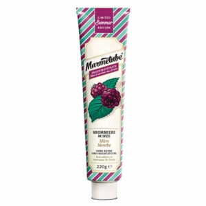 Marmetube Premium Fruchtaufstrich Brombeere-Minze