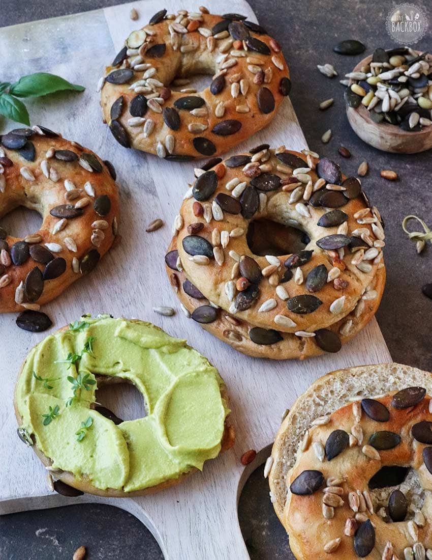 New York Style Bagels in Malzbier gesiedet