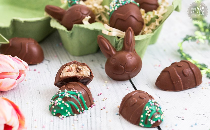 Oster Pralinen mit Cookie Dough Füllung