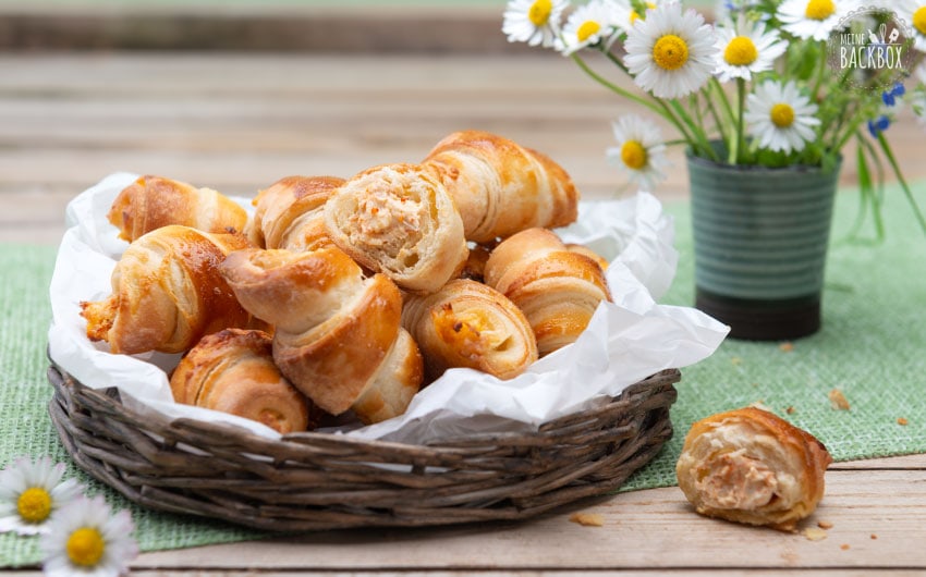 Mini Sauerteig Croissants
