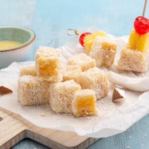 Pina Colada Lamingtons