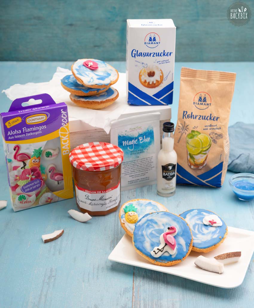 Swimming Pool Amerikaner mit Produkten aus der Box