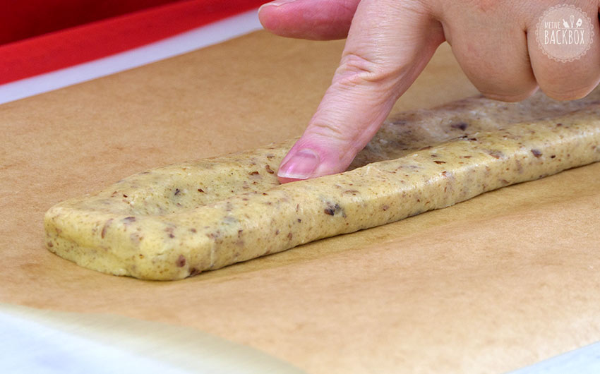 Schnelle Plätzchenstange Rezept: Teig formen
