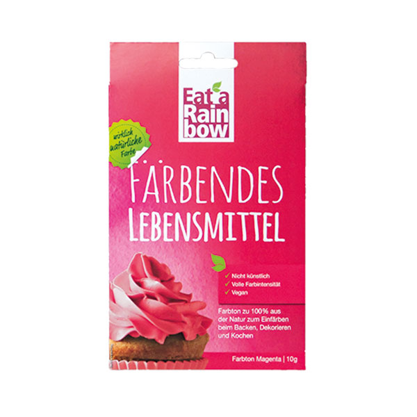Eat a Rainbow Natürliche Pulverfarbe Magenta