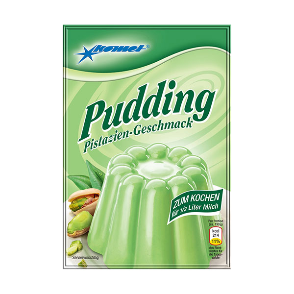 Komet Pöhle Pudding Pistazien-Geschmack