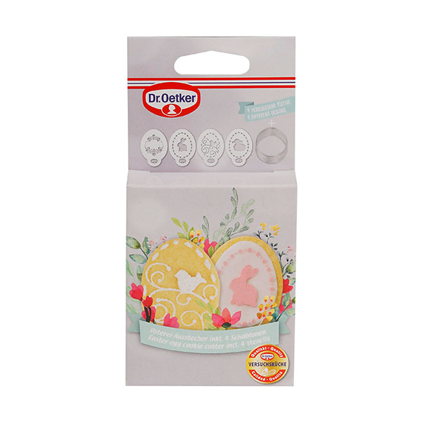 Dr. Oetker Küchenhelfer Osterei Ausstecher inkl. 4 Schablonen