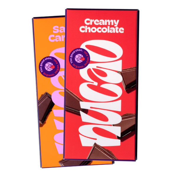 Nucao Creamy Chocolate und Salted Caramel