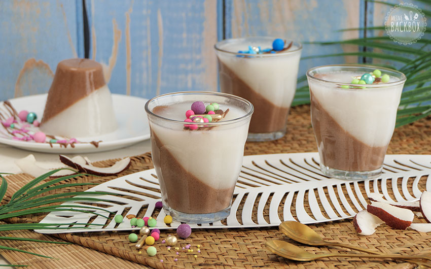 Schoko-Kokos Panna Cotta