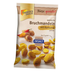 Farmers Snack Bruchmandeln InSalt mit Kurkuma