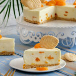 No Bake Cheesecake mit Zitrone & Mandarinen