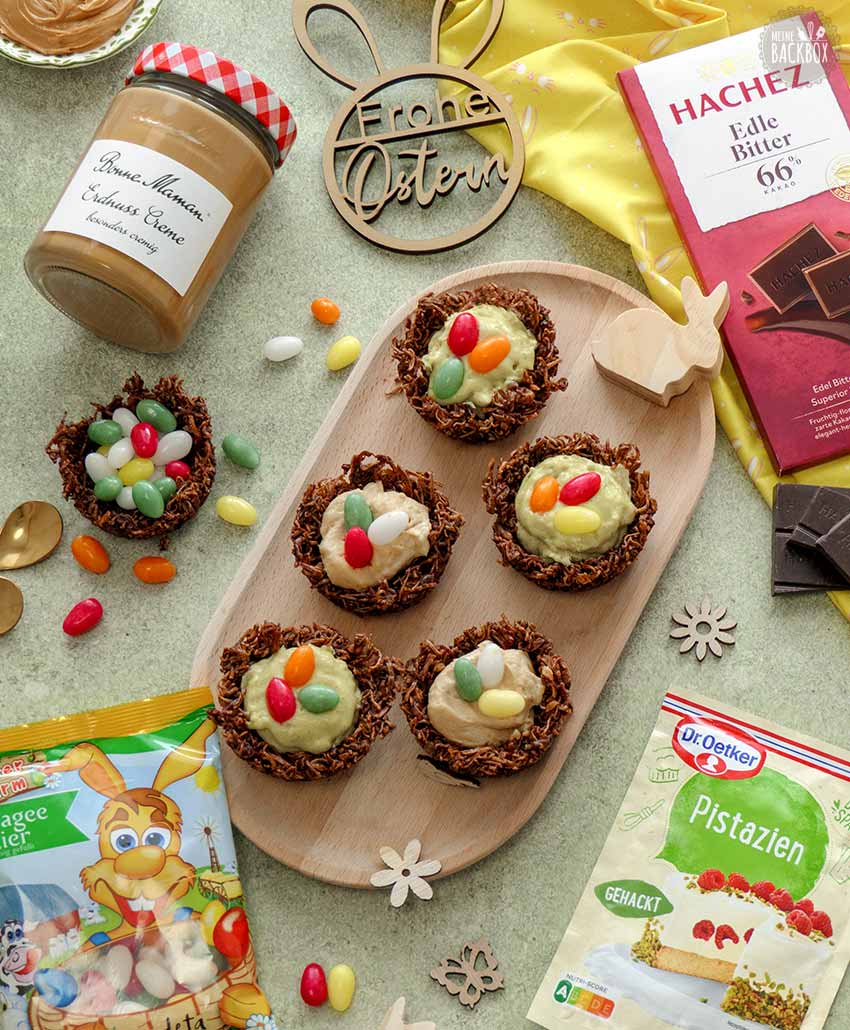 Dubai Style Osternester mit allen Produkten aus der Box