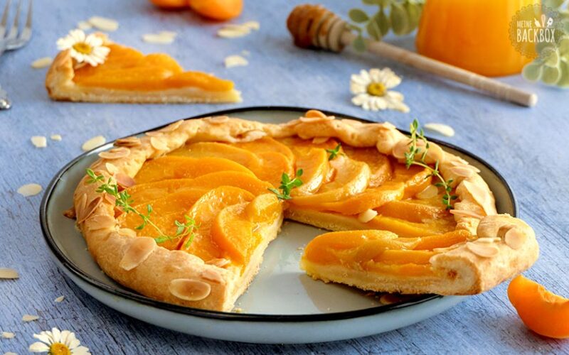 Rustikale Pfirsich-Galette