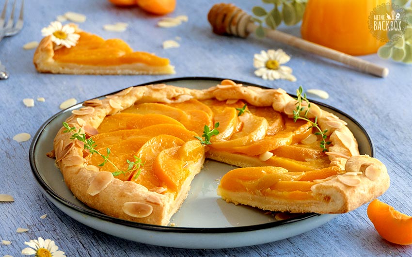 Rustikale Pfirsich-Galette