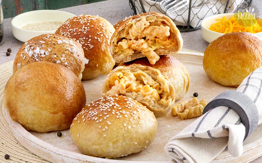Mac & Cheese gefüllte Milk Buns