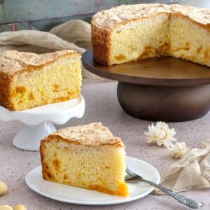 Rührkuchen mit Macadamia-Nussbaiser