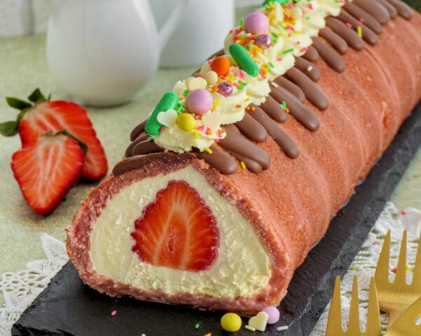 Tiramisu mal anders als Erdbeer Tiramisurolle
