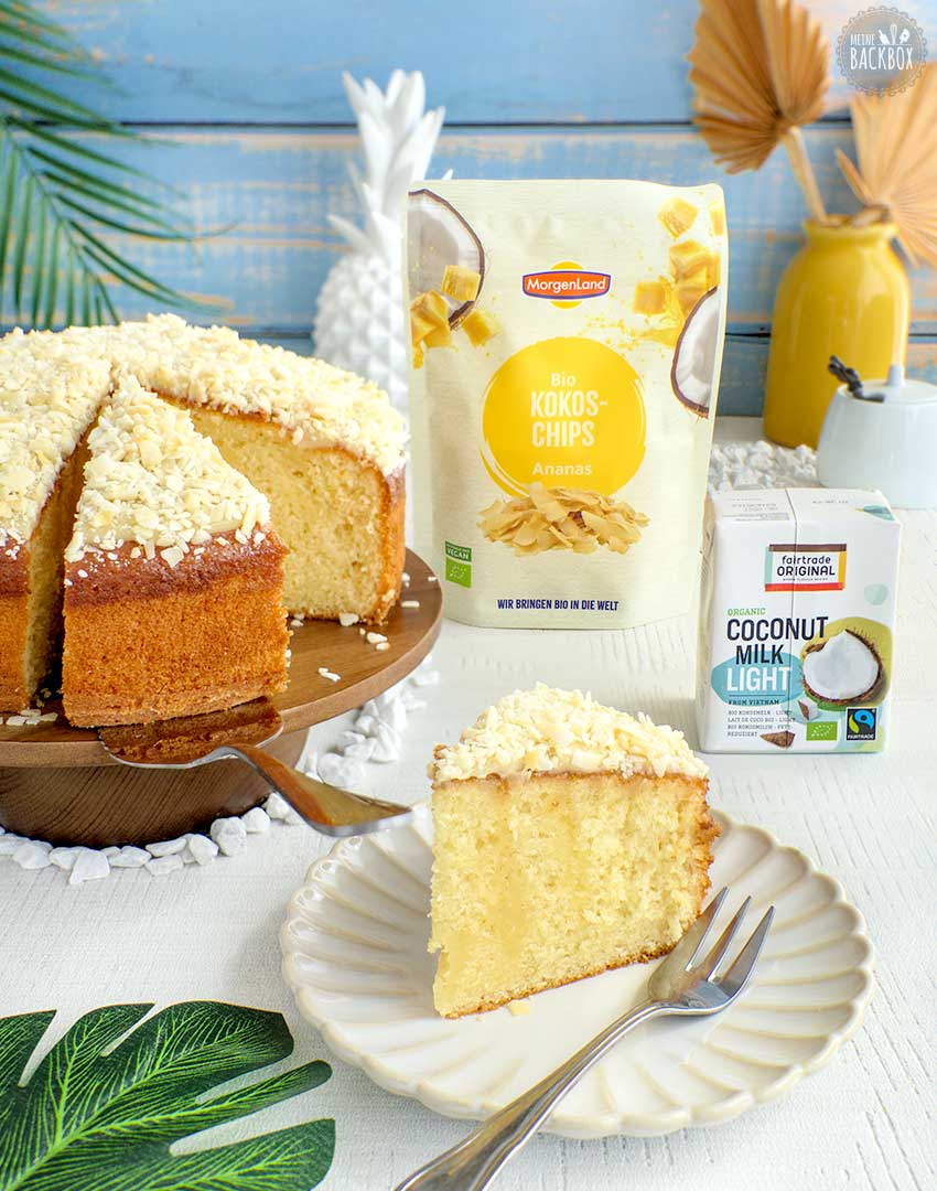 Bolo de Coco – brasilianischer Kokoskuchen mit allen Produkten aus der Sommerbox