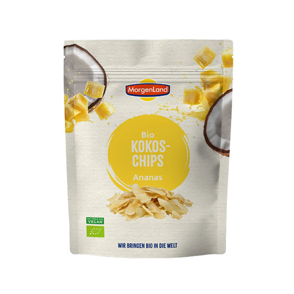 MorgenLand Bio Kokoschips Ananas