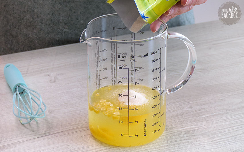 Solero Dessert Rezept: Kaltschale anrühren