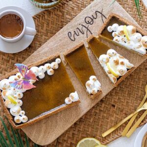 Tarte Amandine mit Mandelcreme & Baiser