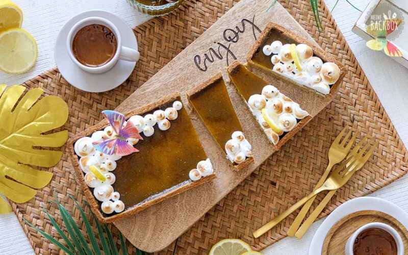 Tarte Amandine mit Mandelcreme & Baiser