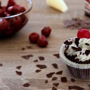 Black Forest Cupcake Schwarzwälder Kirsch