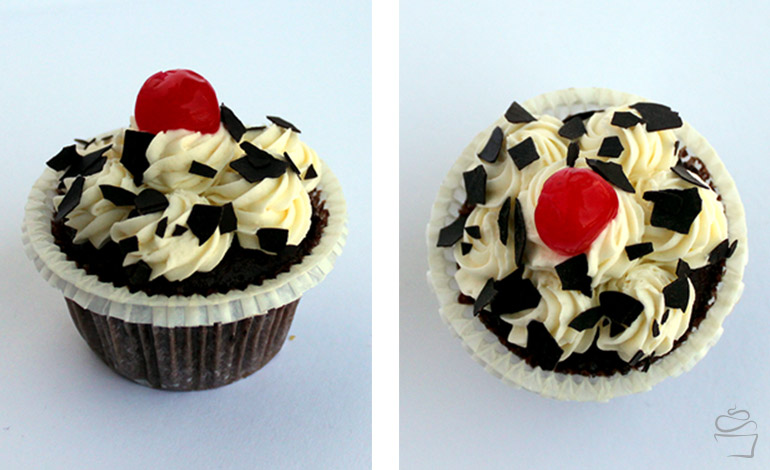 Black Forest Cupcake Schwarzwälder Kirsch