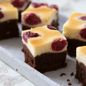 Cherry Cheesecake Brownies