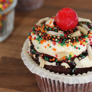 Chocolate Sundae Cupcake