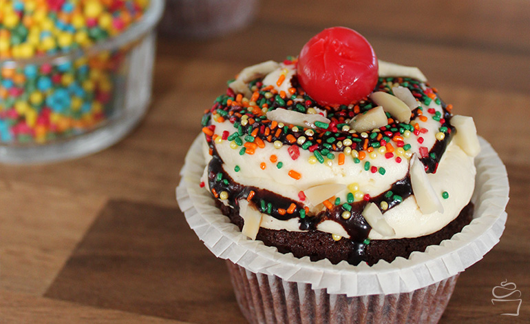 Chocolate Sundae Cupcake