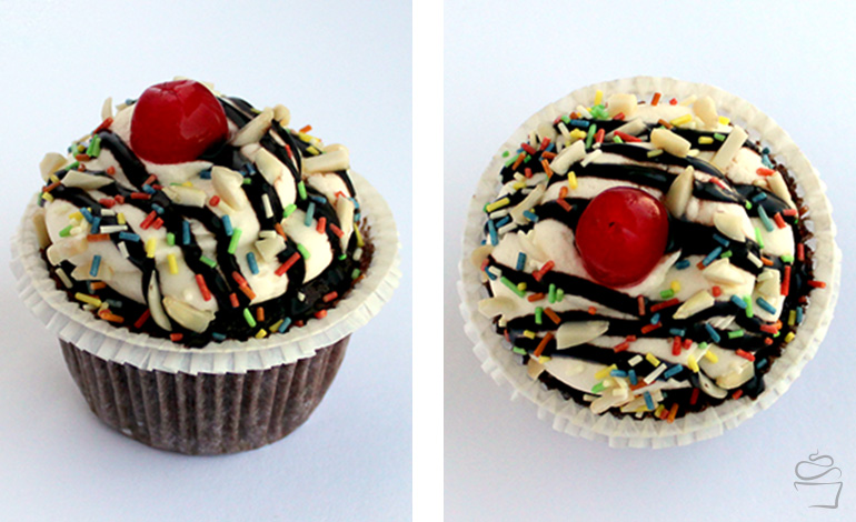 Chocolate Sundae Cupcake