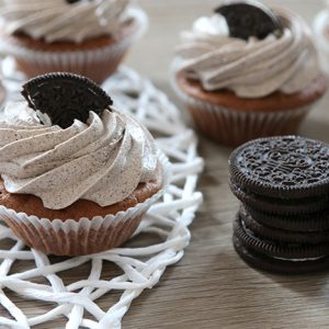 Cookies Cream Oreo Cupcakes