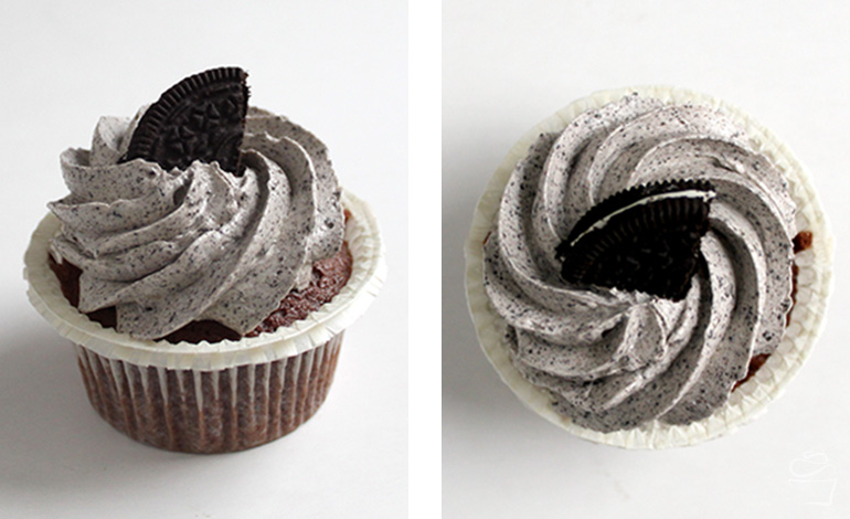 Cookies Cream Oreo Cupcakes