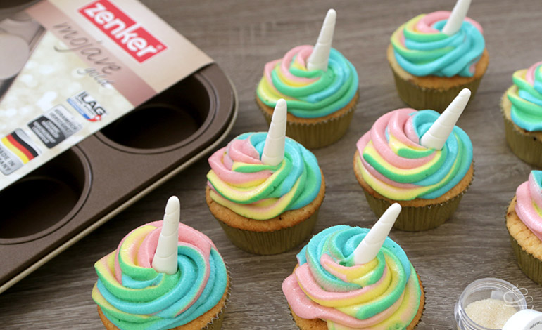 Einhorn Cupcakes Zenker