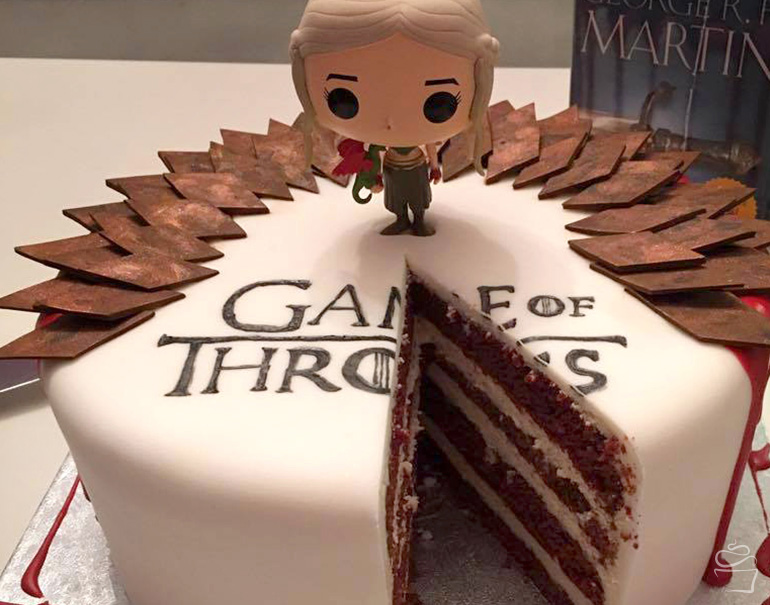 Game of Thrones Red Velvet Cake