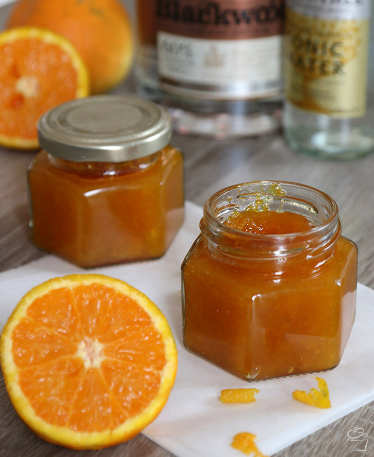 Orangen Gin Marmelade