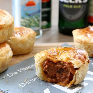 Pale Ale Beef Cruffin Blaetterteig